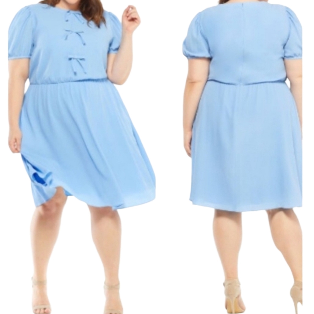 Gal Meets Glam Light Blue Dress
